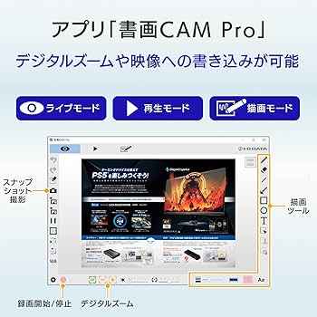 Amazon.co.jp: アイ・オー・データ機器 USB接続書画カメラ US